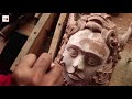 Wood Carving - Amazing skill and techniques to Make Goddess Warrior: Granhildr - Brave Nine