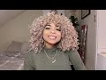 How To Bleach Curly Hair At Home PART 1 Wella toners | Curly.glorii