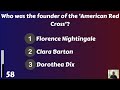 USA History & Geography Quiz