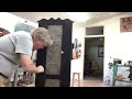 Updating a vintage 1982 handmade corner cabinet