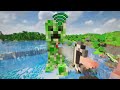 creeper with different internet in Minecraft