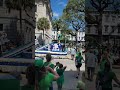 Georgia Southern's Southern Pride Marching Band and Gus at the 2024 St Patrick's Day Parade