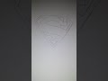 Quick Sketch of the Superman Emblem.