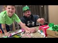 CALEB caught a Leprechaun! HOW to MAKE HOMEMADE Leprechaun Trap 🌈