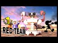 Mr. Game & Watch and R.O.B. and Duck Hunt Duo and Ice Climbers VS Min Min and Inkling Steve Joker