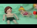 Playmobil Film deutsch - Sprungturm , Slackline und Meer - Video für Kinder von Familie Hauser