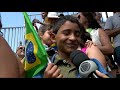 Brasilienses lotam a Esplanada dos Ministérios para desfile de 7 de Setembro