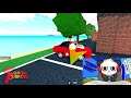 Best Jobs Ever! Escape McDonalds Pizza Place and Police man Let's Play Roblox with Combo Panda