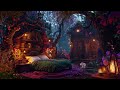Cozy Enchanted Forest with Relaxing Outdoor Bedroom, Fireplace, and Nature Sounds