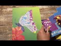 ASMR VISUAL & SOUND TRIGGERS: BUTTERFLY 🦋 STICKER PUZZLE #491