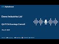 Doms Industries Ltd Q4 FY2023-24 Earnings Conference Call