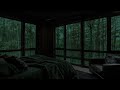 Soothe Your Mind With Gentle Piano In A Rainy Forest House | Relaxing & Deep Sleep & Stress Relief