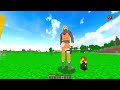 Thử Thách Xây Tượng Bạn Bè Anime Sinh Tố Trong Minecraft