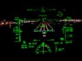 Night Landing at LAX in a Boeing 737NG