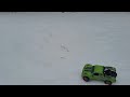 Axial Yeti Score on Crusty Snow