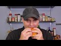 Plant based burger review with sweet potato fries - healthy recipe channel