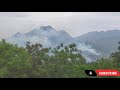 Hong Kong Mountain Forest Fires while exploring hiking trails in Fanling.