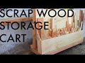 Rolling Scrap Wood Storage Cart