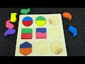 Best Learn Shapes with Animals Shape Matching Puzzle | Preschool Toddler Learning Toy Video For Kids
