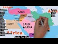 Middle East Countries & their Location/Middle East Map, Countries, Facts/ Trending Video Viral Video