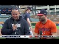 Miguel Cabrera and José Altuve Final Game Against Each Other