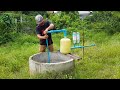 Free electricity | He use water tank for free energy water pump #freeenergy #diy