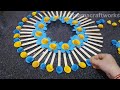 Home Decoration Wall Hanging Using Ice Cream Sticks 😳🔥 | Home Decor Ideas | Paper Craft