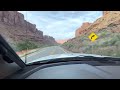 Driving Rt 128 Moab , UT the Colorado River 5.22.23