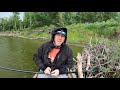 Fishing by a MASSIVE BRUSHPILE!! (River Camping)