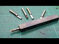 Making of: Small precize lathe tool out of broken drill bits [M4 internal thread cutting]