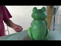 Como Hacer una Ranita de Cemento - Cement Frog
