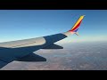 [4K] – Full Flight – Southwest Airlines – Boeing 737-79P – TUL-LAS – N7861J – WN2758 – IFS 802
