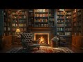 Have a seat in our warm cozy library - Fireplace Oak Library (1hr piano lounge, relaxation/study)
