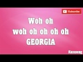 GEORGIA ON MY MIND - ( KARAOKE )