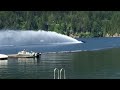Jet Boat startup and takeoff