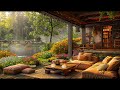 Morning Bliss: Relaxing Spring Piano Jazz by Lakeside 🍀 Cozy Porch for Good Mood