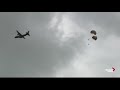 D-Day 75: Paratroopers participate in commemorative parachute jump in Normandy