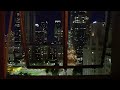DOWNTOWN LOS ANGELES City View Night - Relaxing Video w/City Sounds