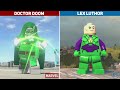 LEGO Marvel Vs. DC Similar Characters (Side by Side Comparison)