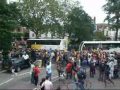 The Olympic Torch comes to Oxford, from the view of a cyclist.