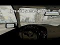 Snow drive bmw e36 drifting,speed,crash! (beamng)