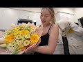 Surprising my GF with flowers dressed as a BUNNY | Vlog