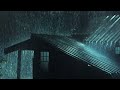 ⚡ Rain & Thunderstorm Sleep Sounds | Torrential Rainstorm on Tin Roof & Very Heavy Thunder at Night