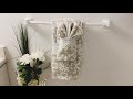 Bathroom Towel Folding| Decorative towels| Towel Folding Decor| Organizing Tips| Homedecor| cleaning