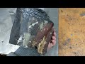 Datsun 510 engine removal - rust and gearbox issues!