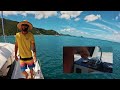 Catamaran sketchy dock approach lesson (RAW footage with Instructor comments)