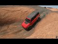 Hells Revenge Trail - Ford Bronco does EVERY obstacle & almost flips