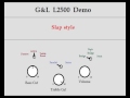 G&L L2500 Demo (Slap Style)
