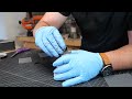 Handcrafting A Carbon Fiber and 14k Gold Signet Ring.