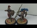 Cato and Septimus arena rex painted